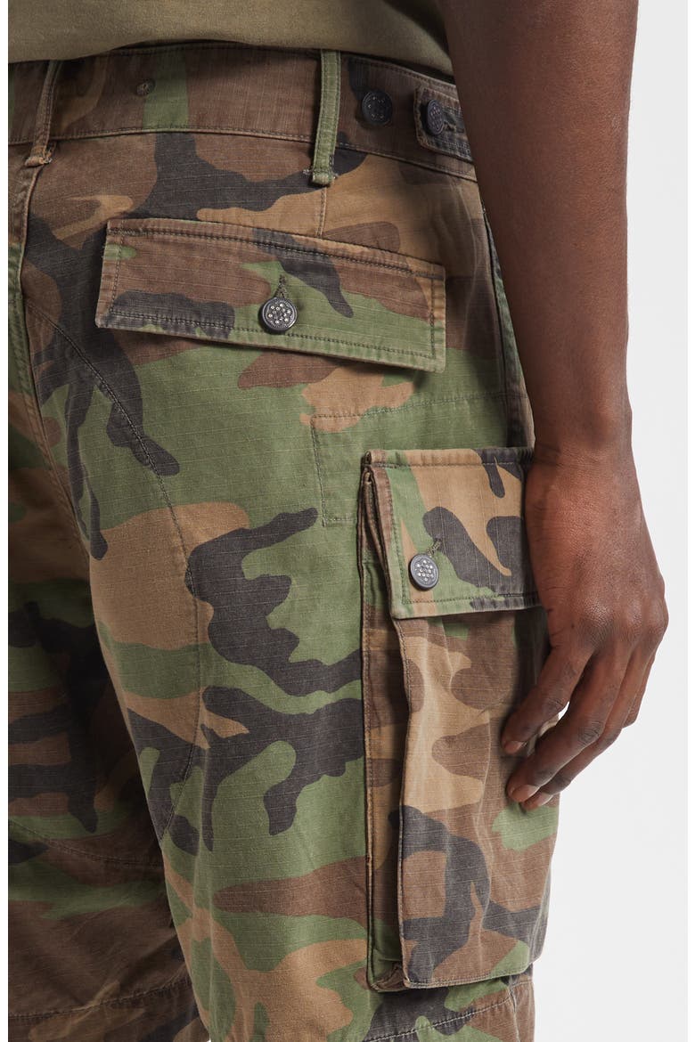Double RL Camouflage Ripstop Cotton Cargo Shorts (Men) | Nordstrom