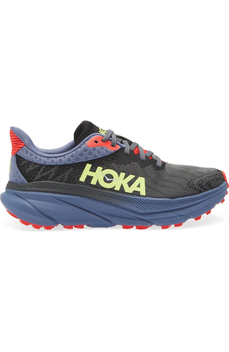 HOKA Challenger 7 Running Shoe, Alternate, color, Obsidian / Anchor