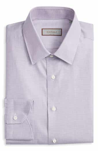 Regular Fit Micro Check Dress Shirt