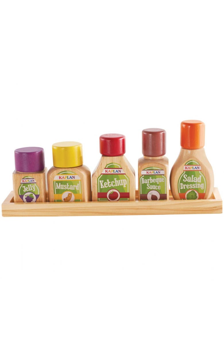 Kaplan Condiment Set, Main, color, Multicolored