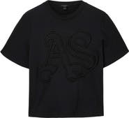 AllSaints Lisa Embroidered Cotton T-Shirt