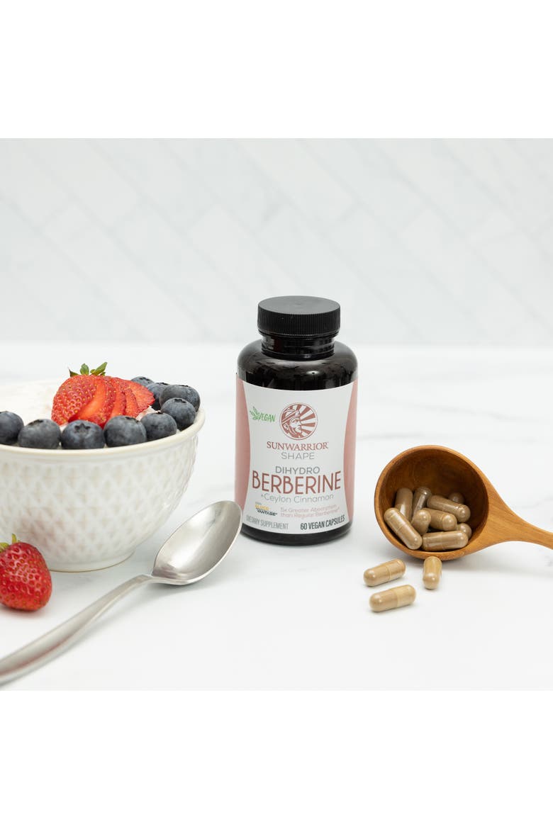 Shape Berberine Capsules, 60ct Bottle, Alternate, color, No Color