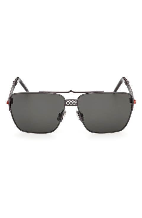 60mm Square Sunglasses