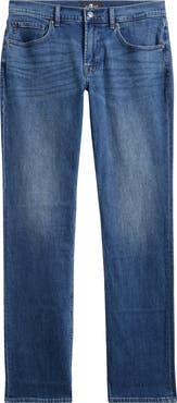 7 For All Mankind The Straight Stretch Cotton Jeans