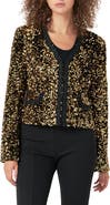 Endless Rose Sequin Padded Shoulder Jacket