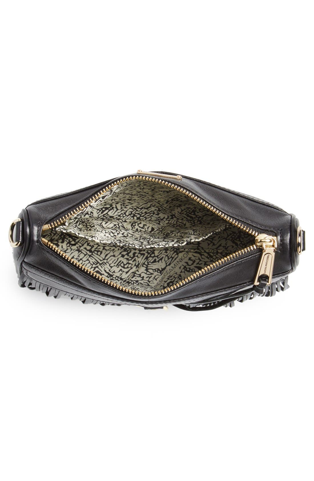 Rebecca Minkoff 'Fringe Mini MAC' Convertible Crossbody Bag, Alternate, color, 