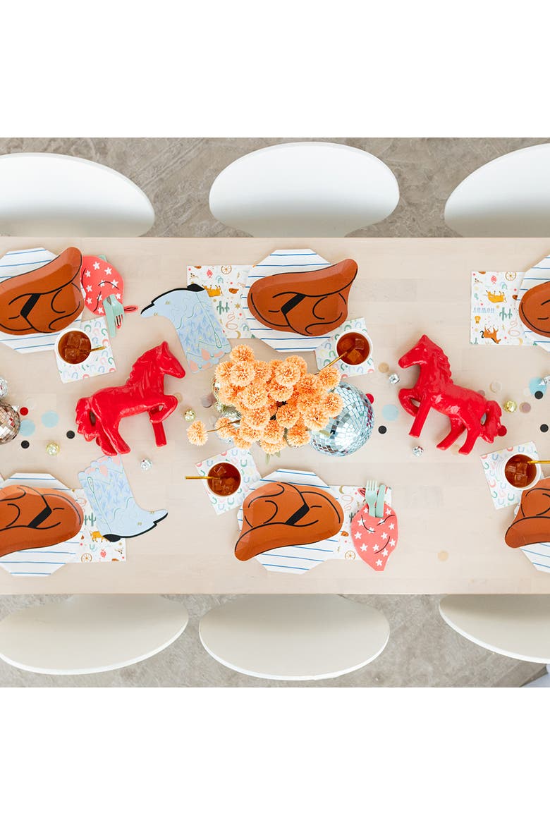 Yeehaw Large "Cowboy Hat" Plates, Alternate, color, Assorted Pre-Pack