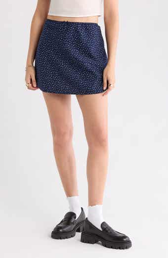 Abound Ditsy Cotton Blend Miniskirt