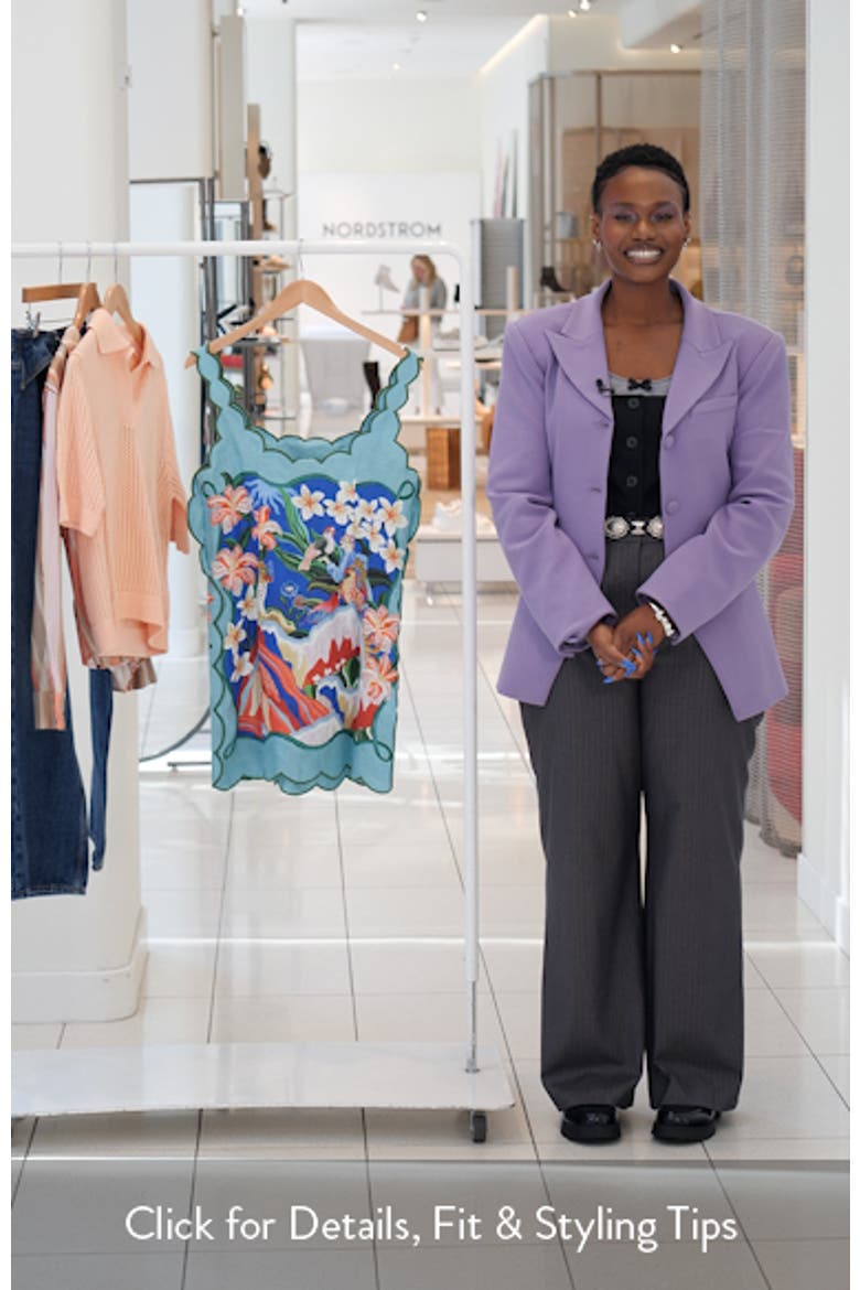 Garden of Life Linen Minidress video