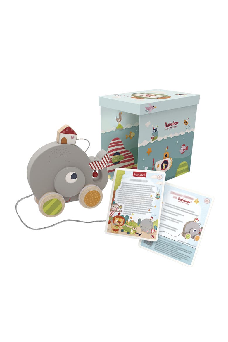 Wilma Whale Pull Along, Alternate, color, Grey