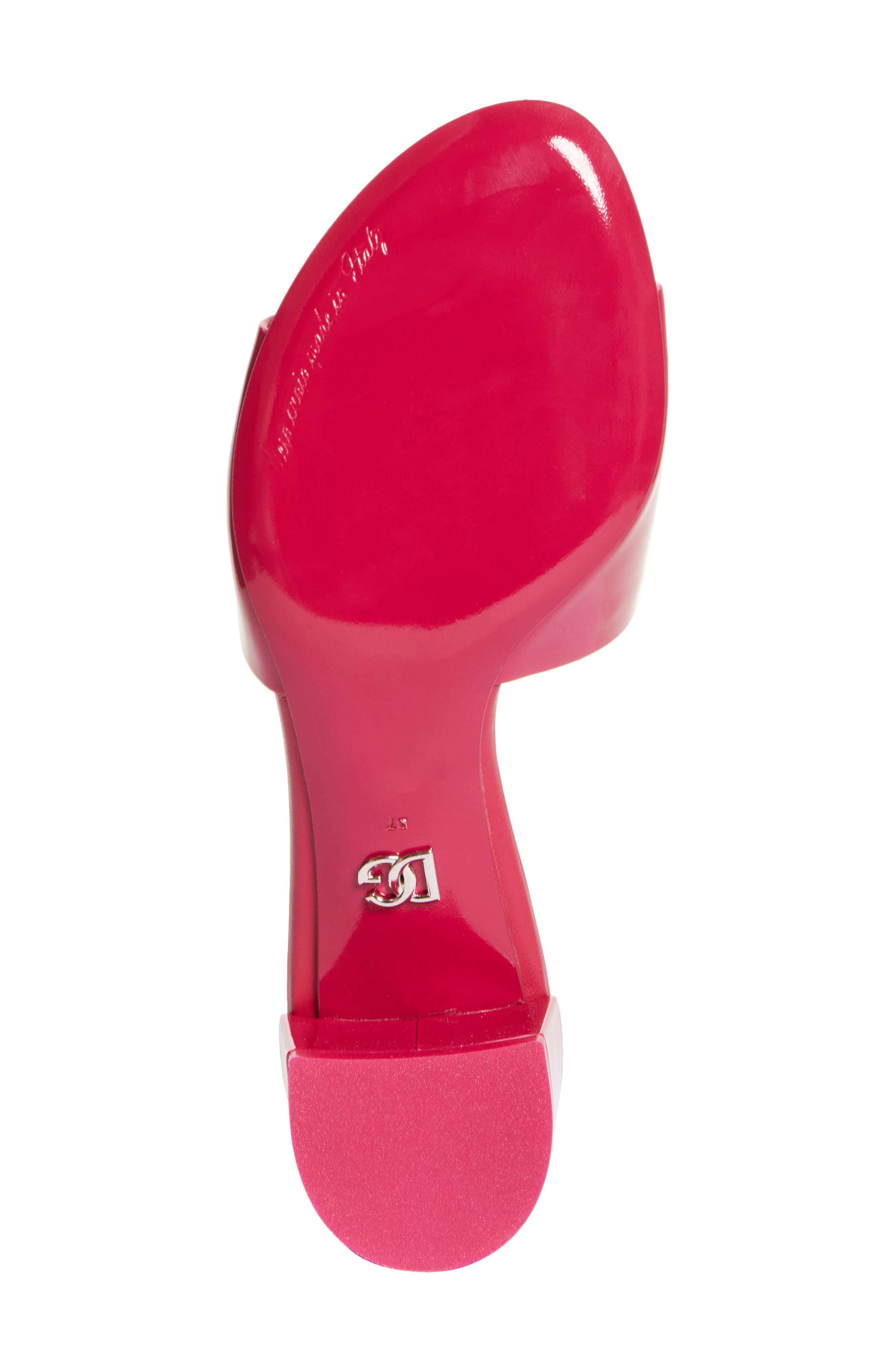 Interlock Logo Slide Sandal, Alternate, color, CYCLAMEN
