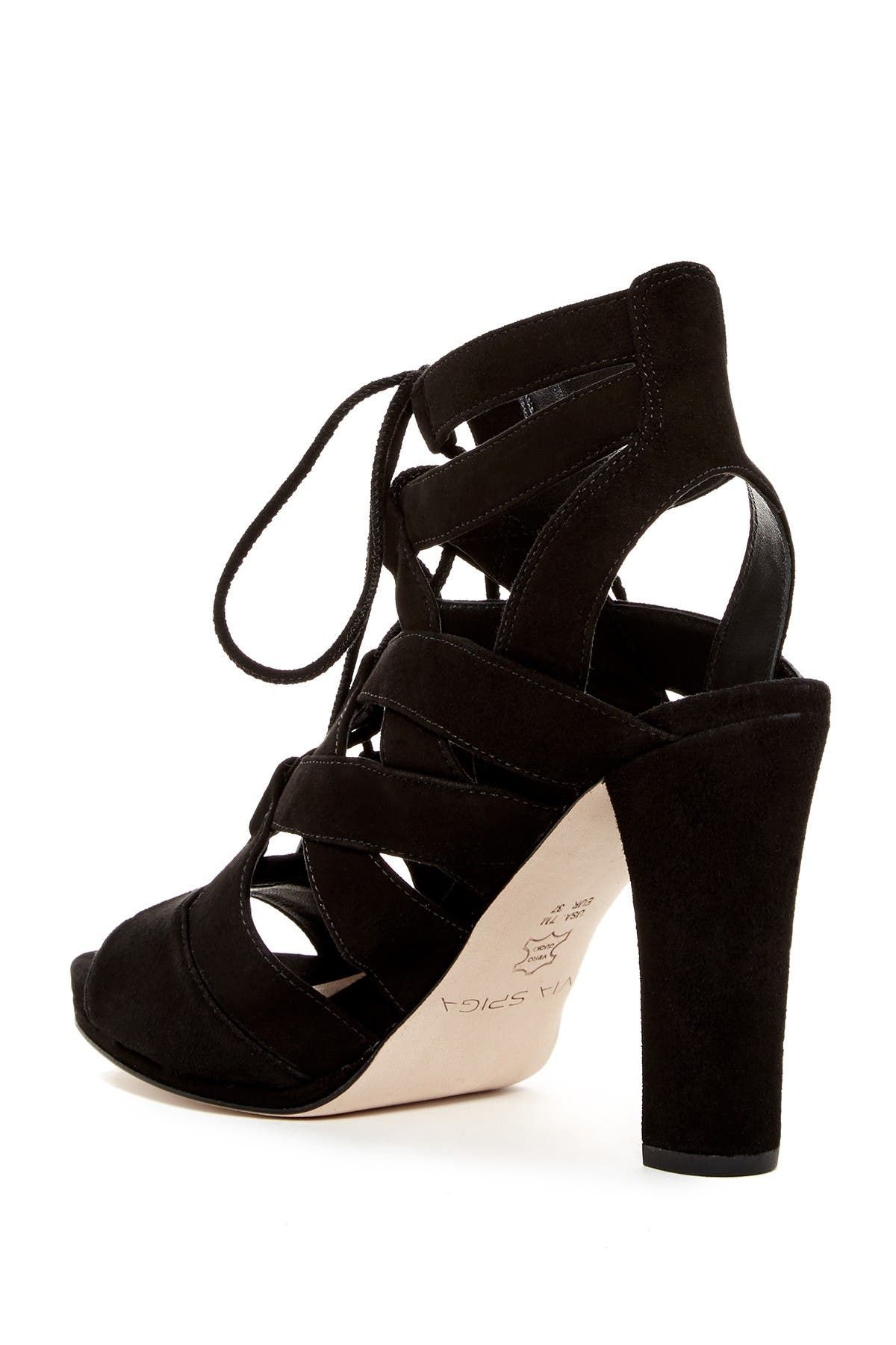 Via Spiga Collette Caged Platform Sandal, Alternate, color, 