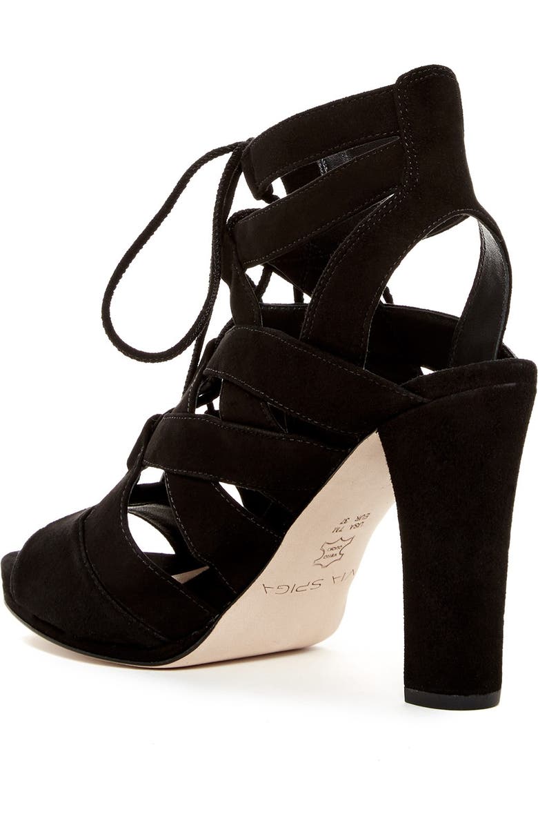 Via Spiga Collette Caged Platform Sandal, Alternate, color,