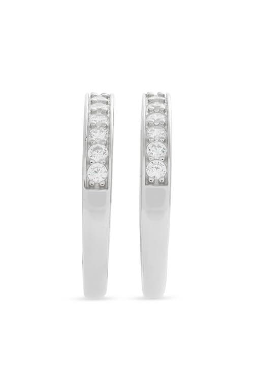 Nordstrom Set Of 2 Cubic Zirconia Rings In Silver
