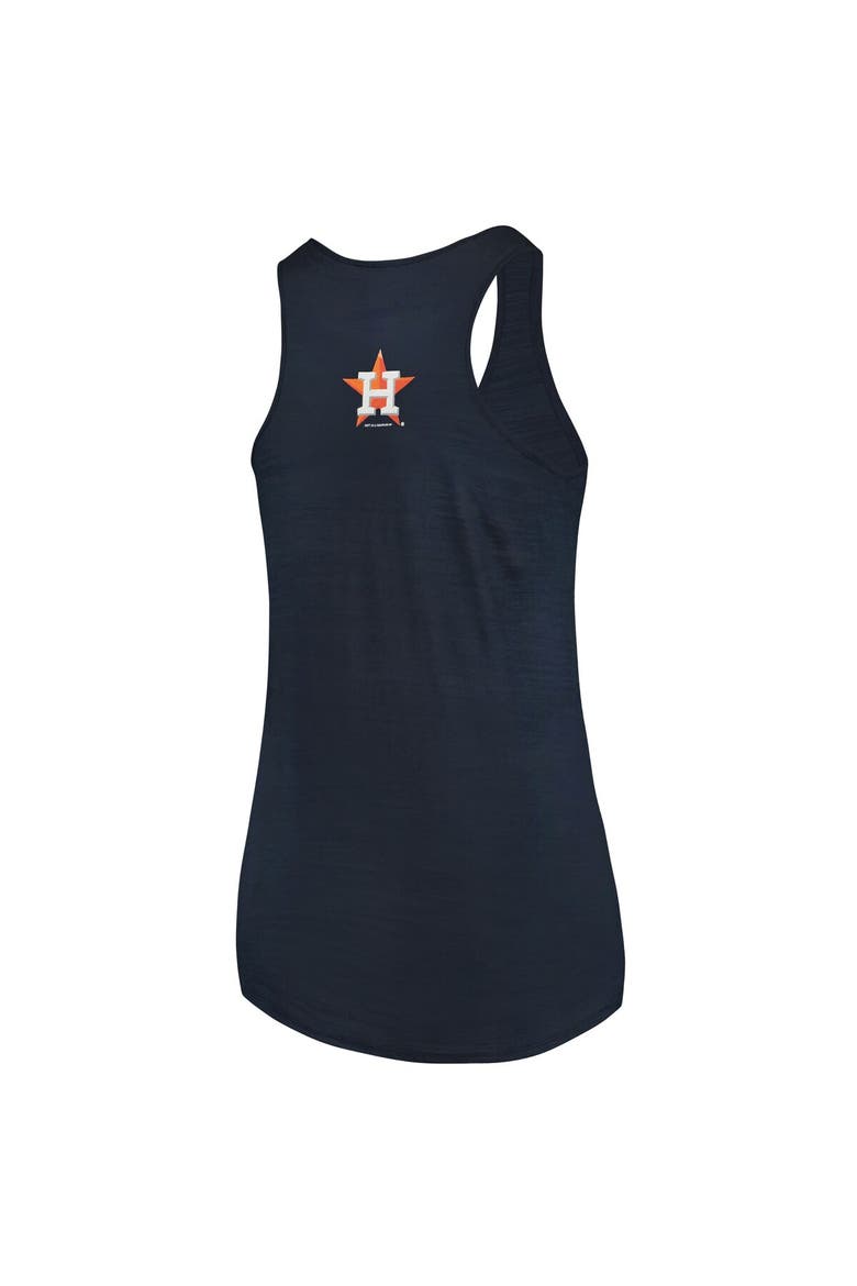Women's Soft as a Grape Navy Houston Astros Plus Size Swing for the Fences Racerback Tank Top, Alternate, color, Navy