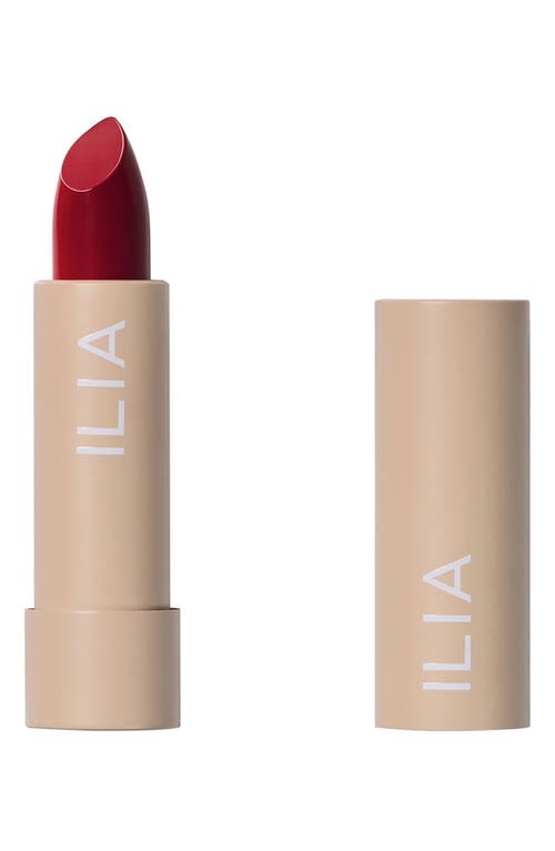 ILIA Color Block Lipstick in True Red 