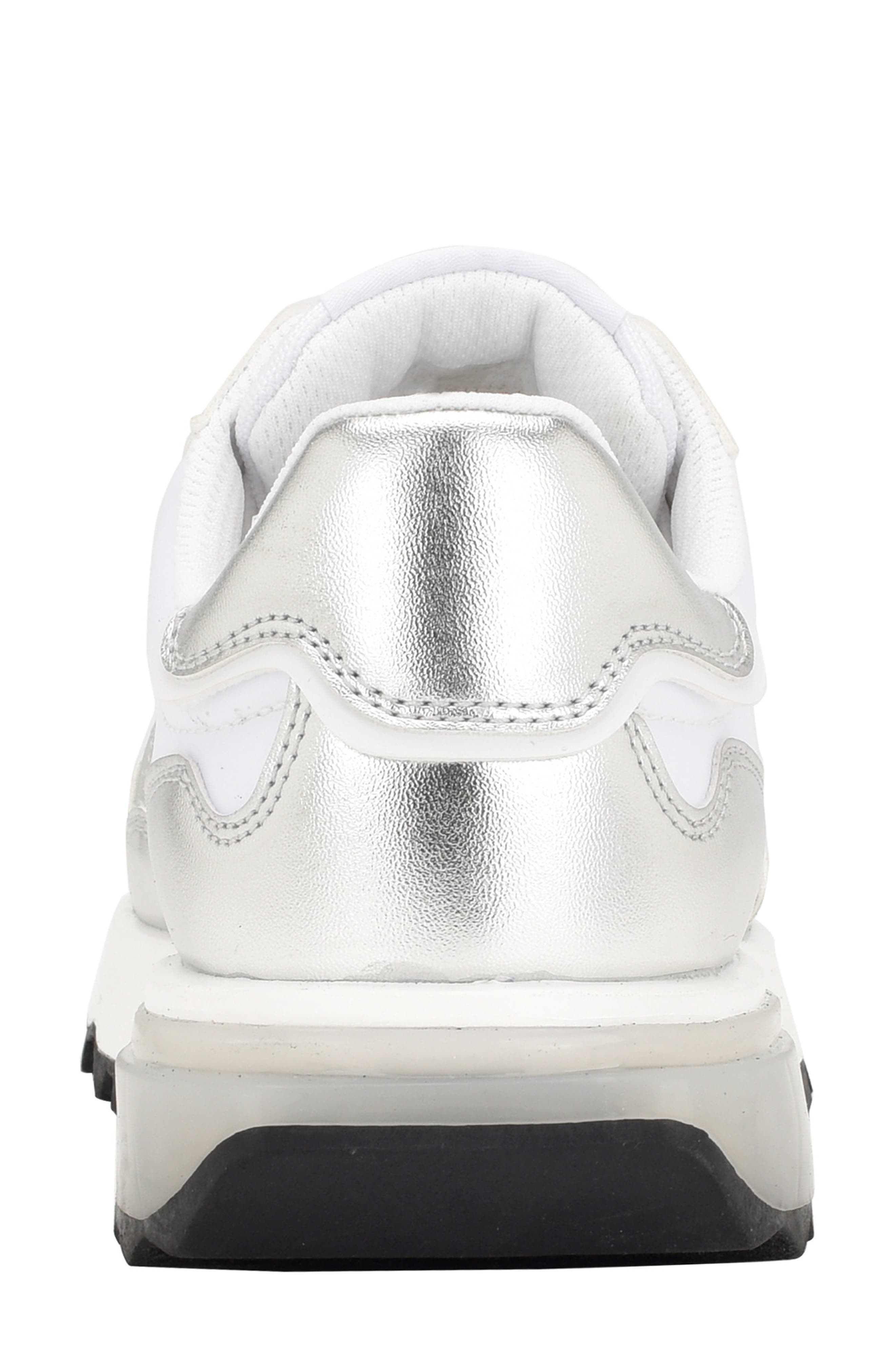 Calvin Klein Magalee Mixed Media Sneaker, Alternate, color, 