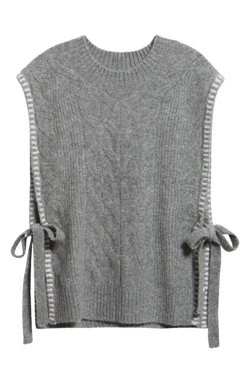 Hatley Mélange Sweater Vest In Gray