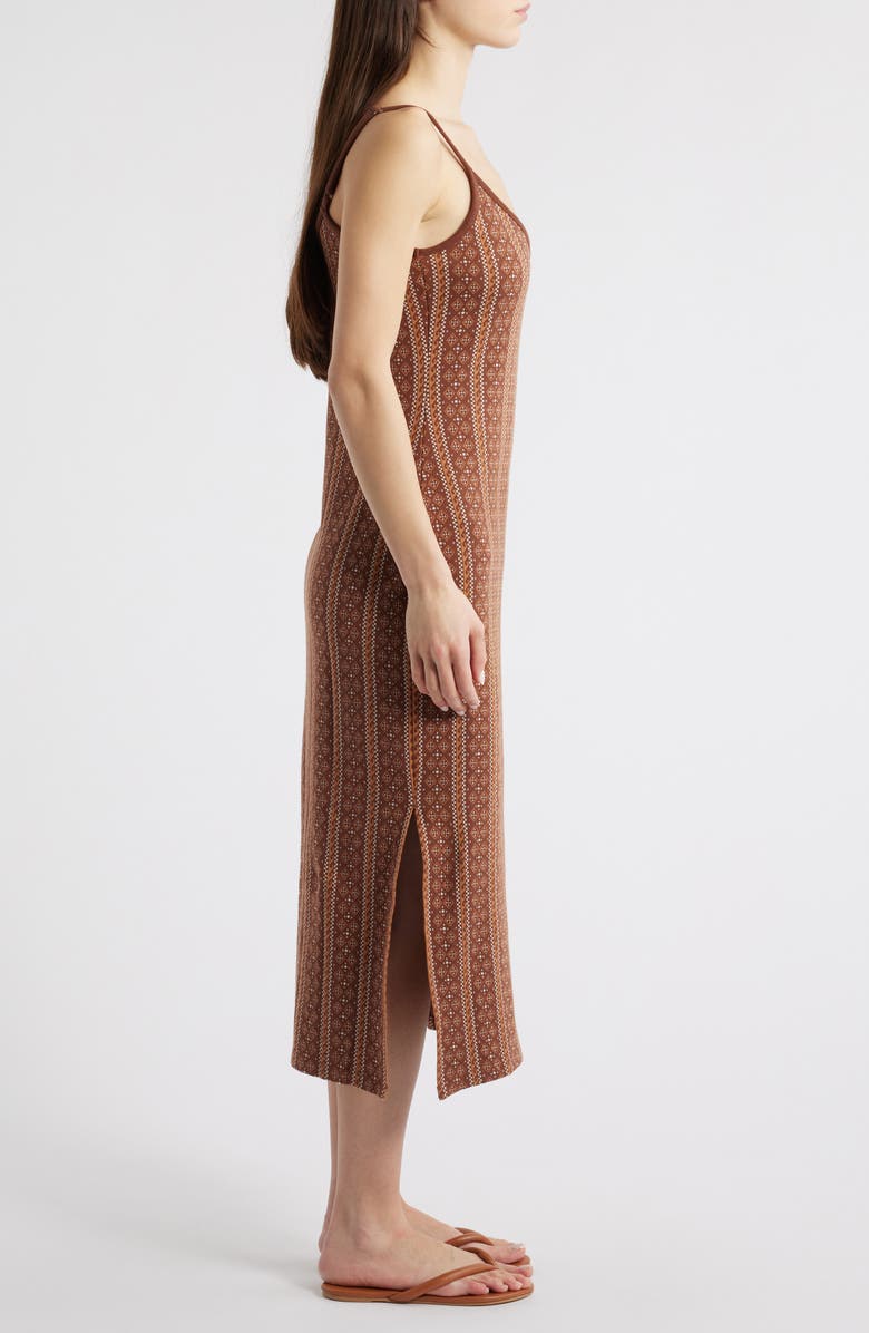 Rip Curl San Carlos Jacquard Stripe Midi Dress, Alternate, color,