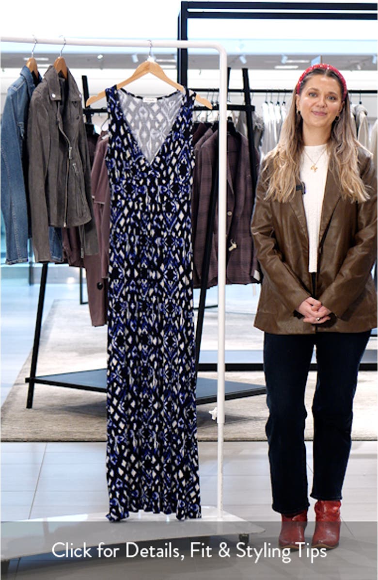 Sleeveless Jersey Maxi Dress, sales video thumbnail