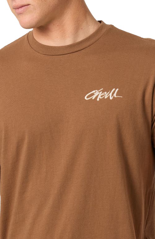 O'neill Home Grown Graphic T-shirt In Brown