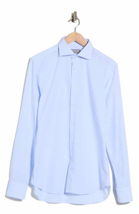 Regular Fit Solid Dress Shirt