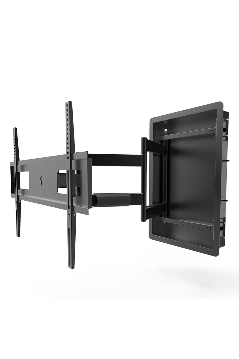 R500 Recessed Articulating Full-Motion TV Mount, Main, color, Black