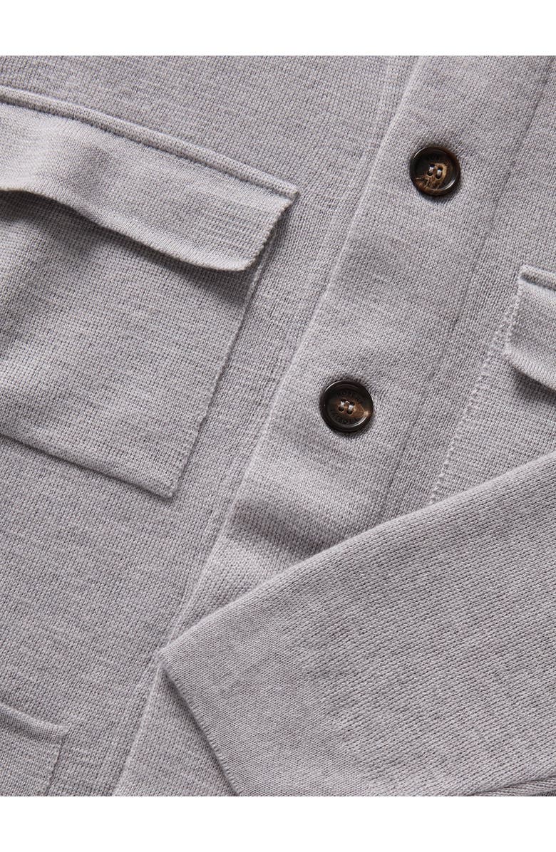 Robert Talbott Landon Sweater Jacket, Alternate, color, Light Gray