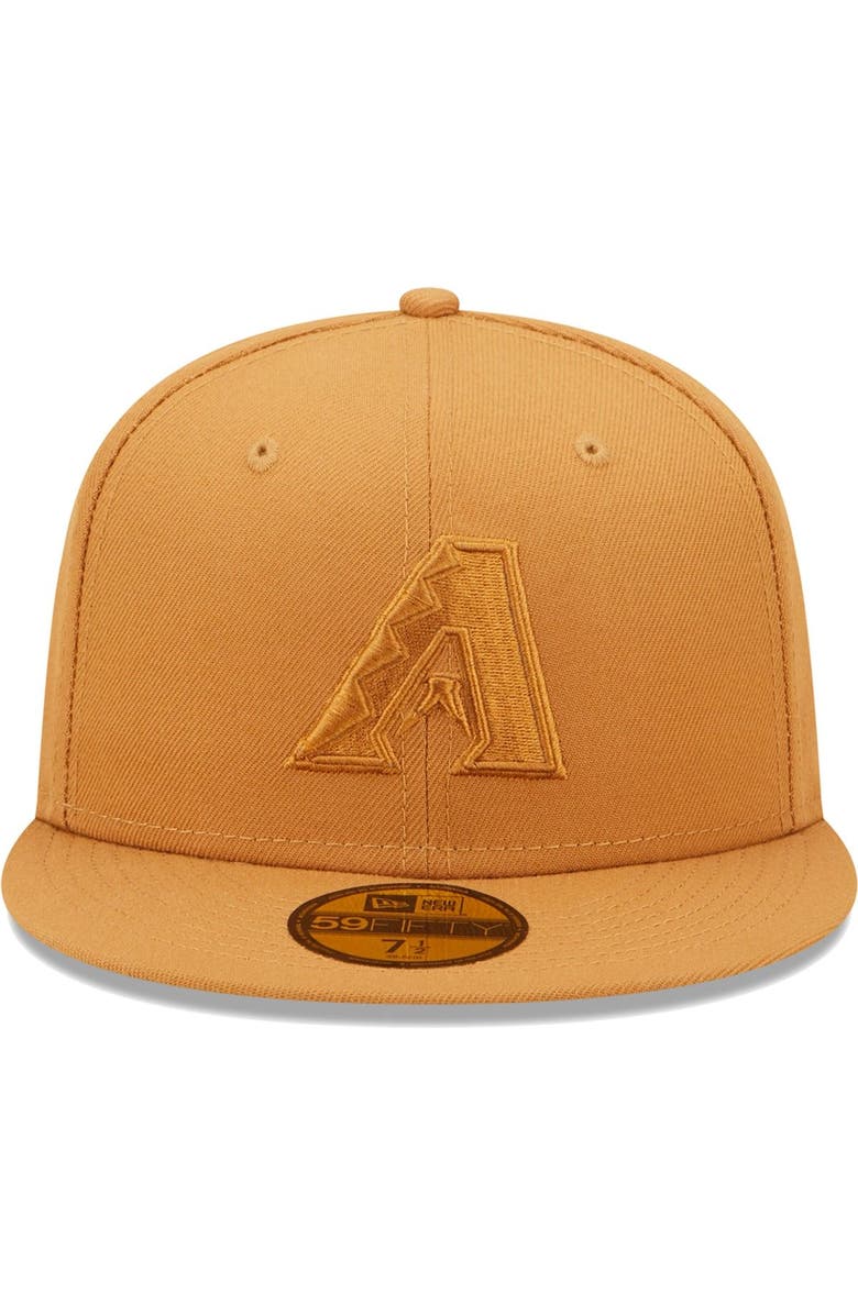 New Era Men's New Era Brown Arizona Diamondbacks Bronze Color Pack 59FIFTY Fitted Hat, Alternate, color, 