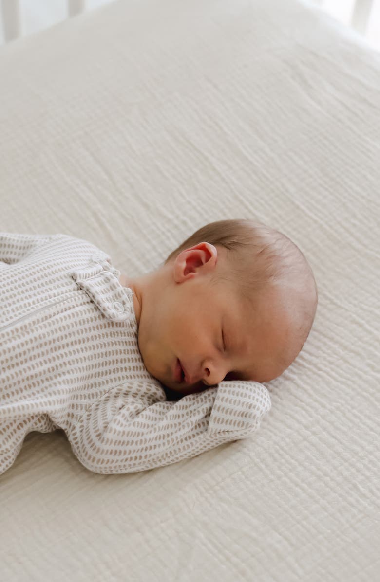 Snuggle Me Assorted 2-Pack Muslin Crib Sheets, Alternate, color, Natural Birch