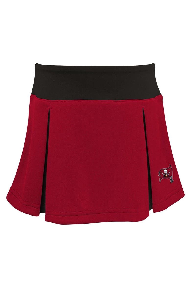 Girls Youth Red Tampa Bay Buccaneers Spirit Two-Piece Cheerleader Set, Alternate, color, Red