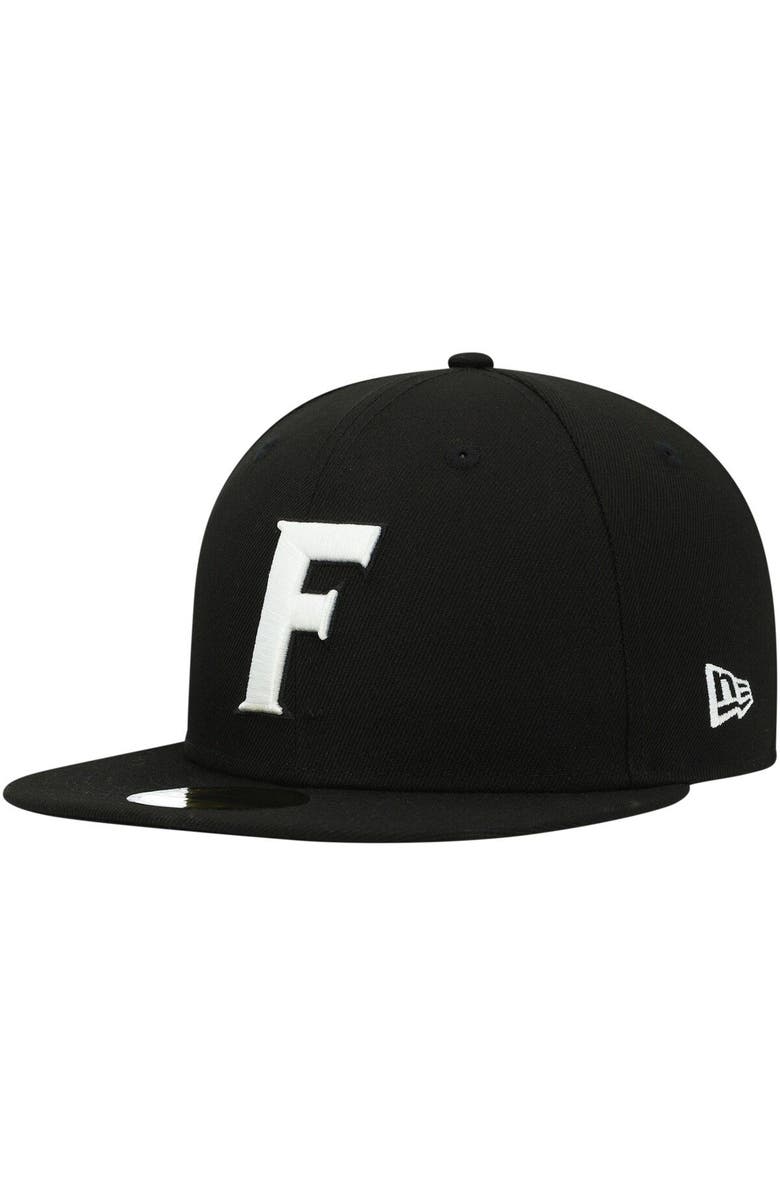 New Era Men's New Era Florida Gators Black & White 59FIFTY Fitted Hat, Main, color,