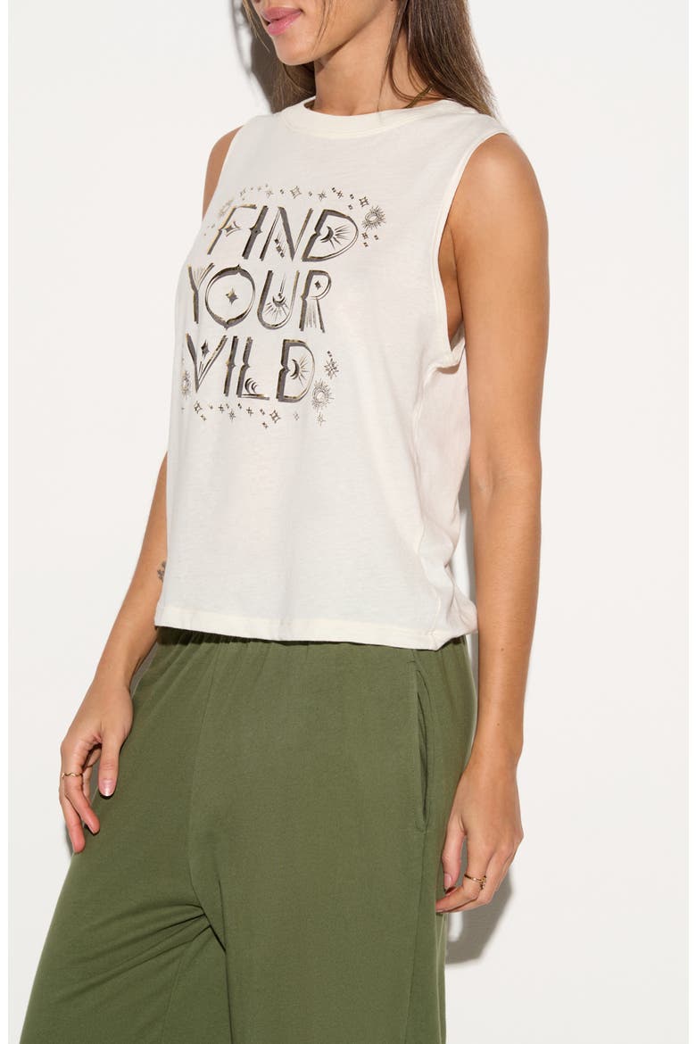 Find Your Wild Vibe Tank, Alternate, color, VINTAGE WHITE