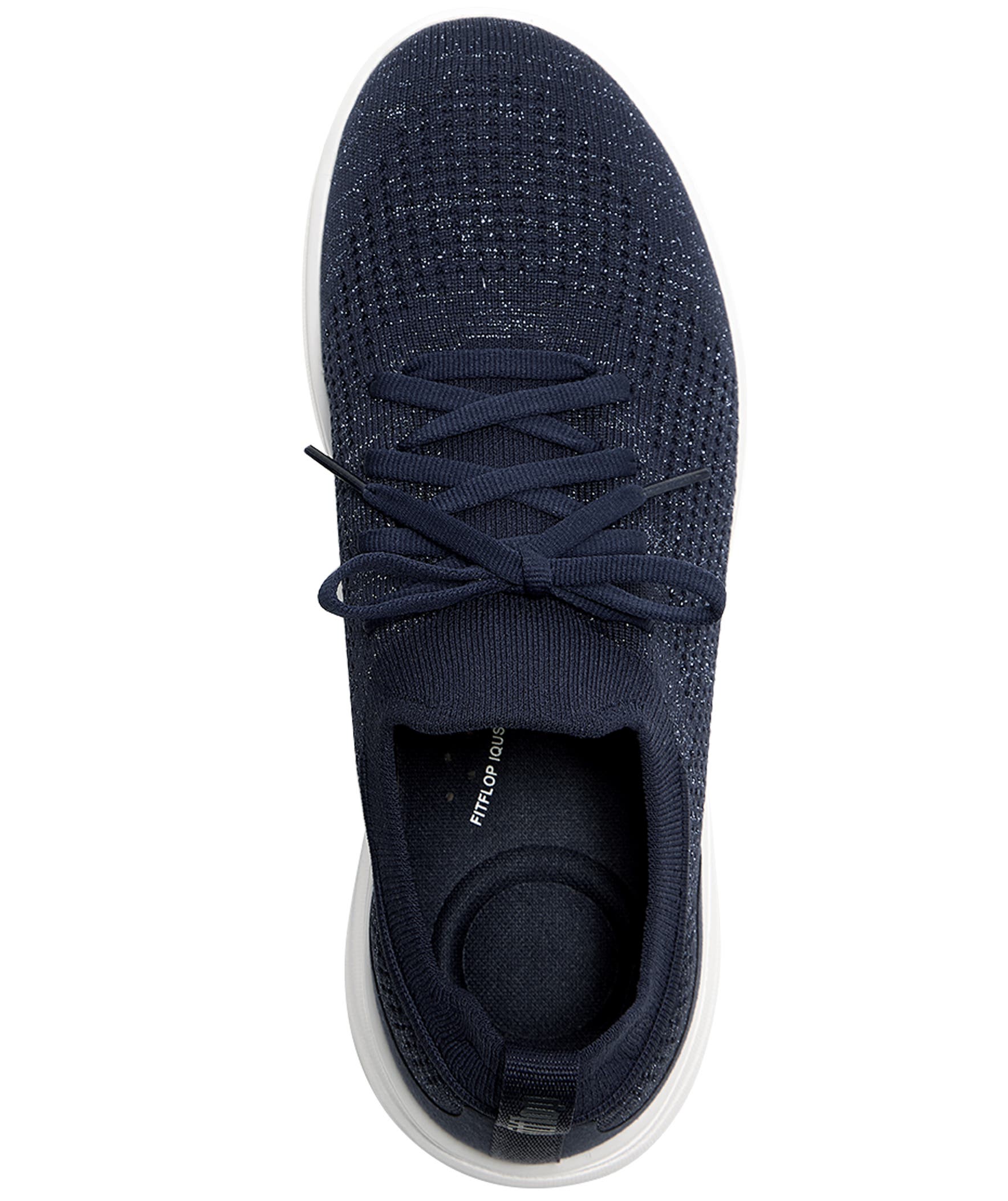FitFlop Super-Q Knit Slip-on Sneakers, Alternate, color, Metallic Midnight Navy