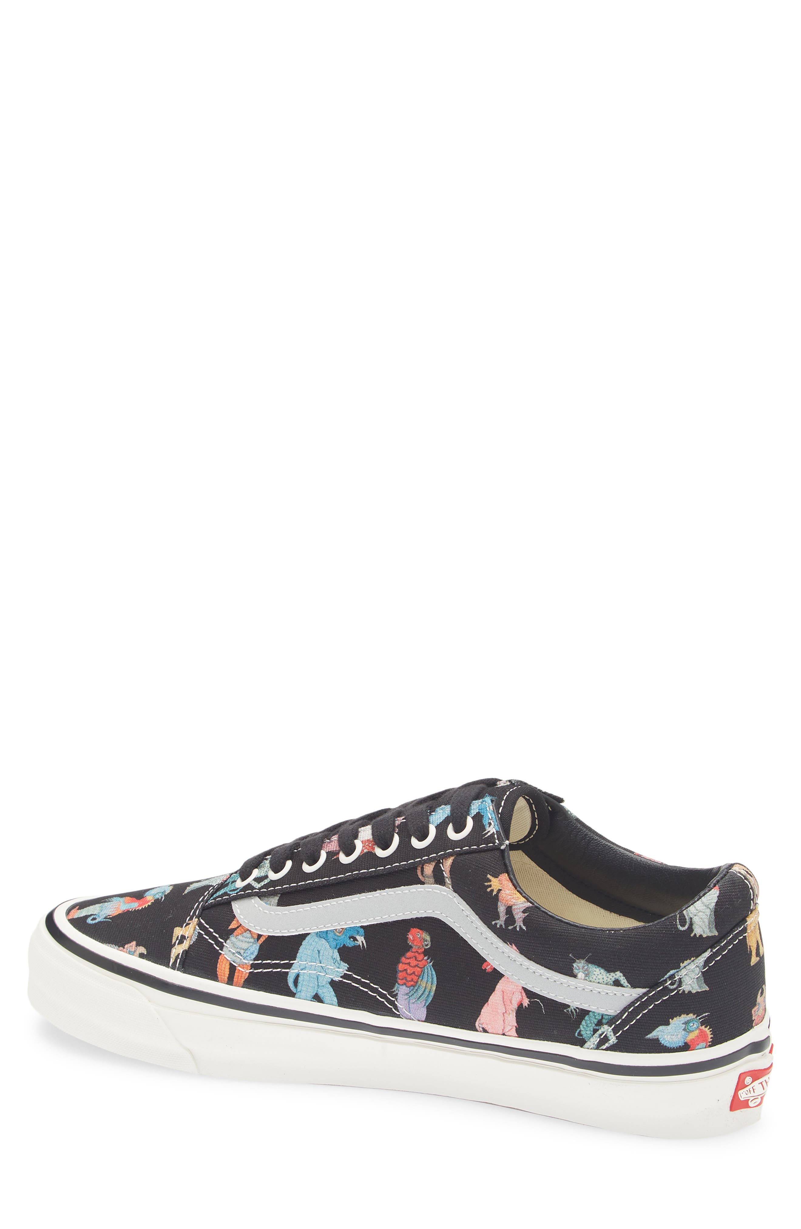 Vans x Undercover 'Monster' Old Skool Sneaker, Alternate, color, Undercover Monster Black