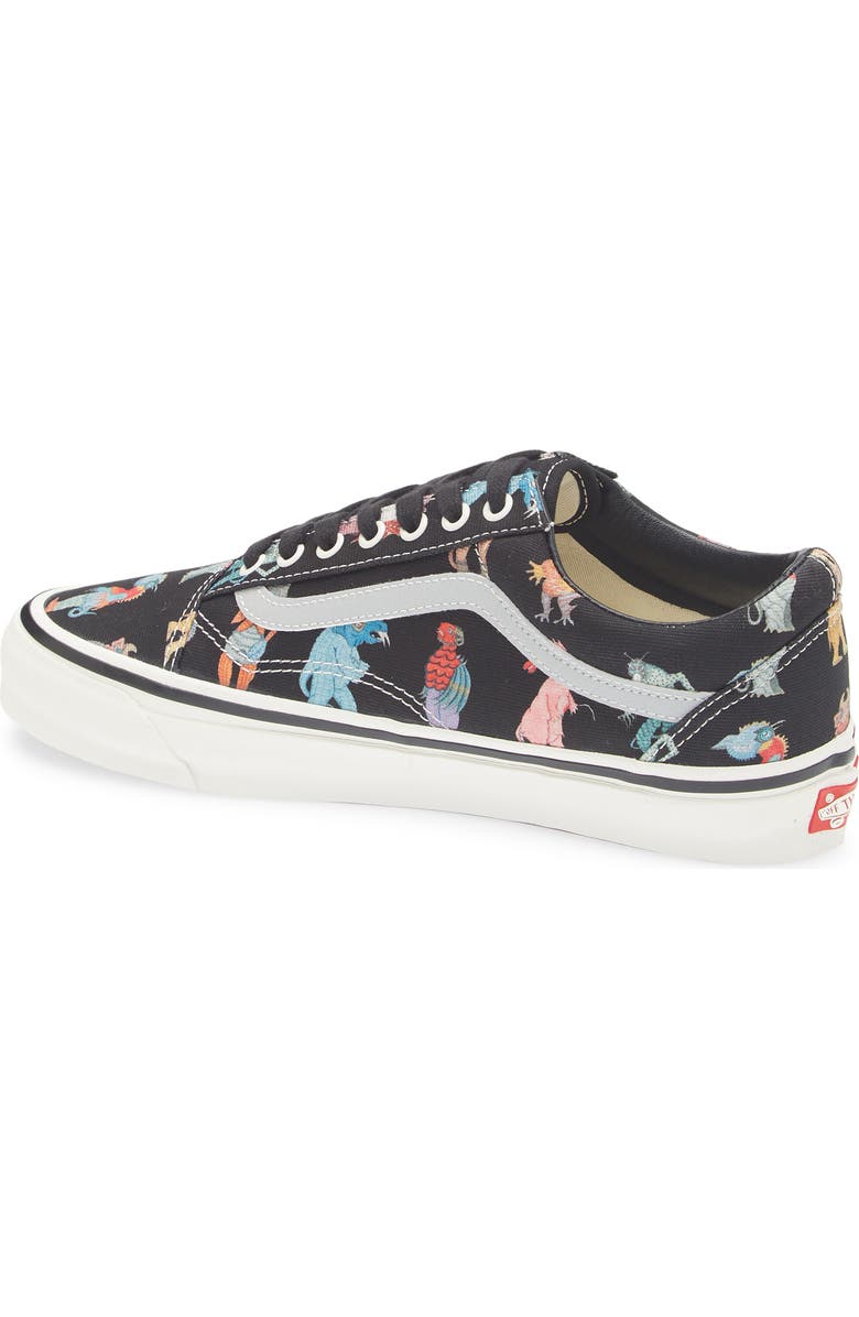 Vans x Undercover 'Monster' Old Skool Sneaker, Alternate, color, Undercover Monster Black