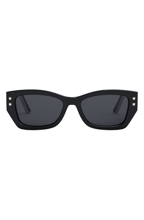 'DiorPacific S2U 53mm Rectangular Sunglasses