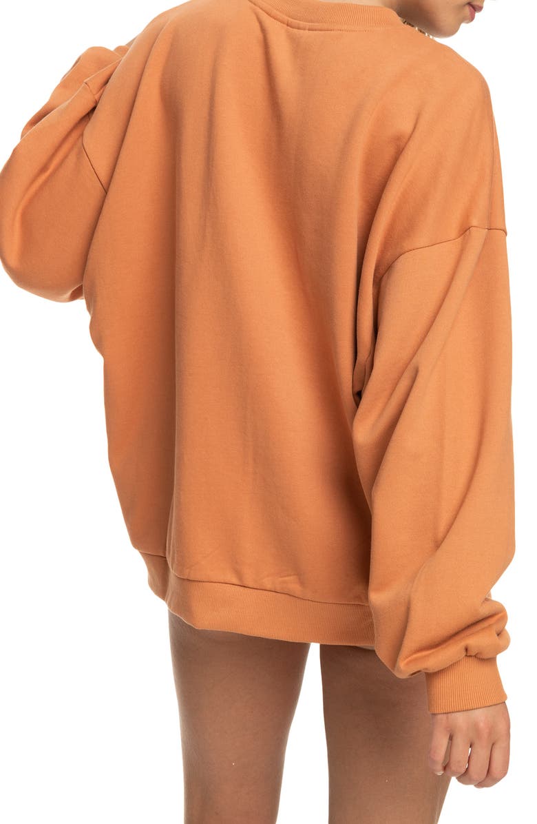 Roxy x Kate Bosworth Crewneck Organic Cotton Sweatshirt, Alternate, color, 