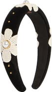 NATASHA Velvet Floral Headband