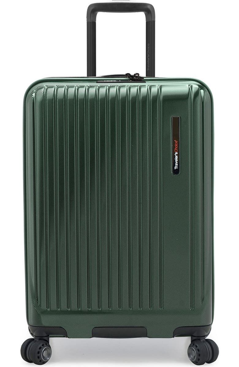 TRAVELERS CHOICE Delmont 26-Inch Hardcase Spinner Luggage, Main, color,