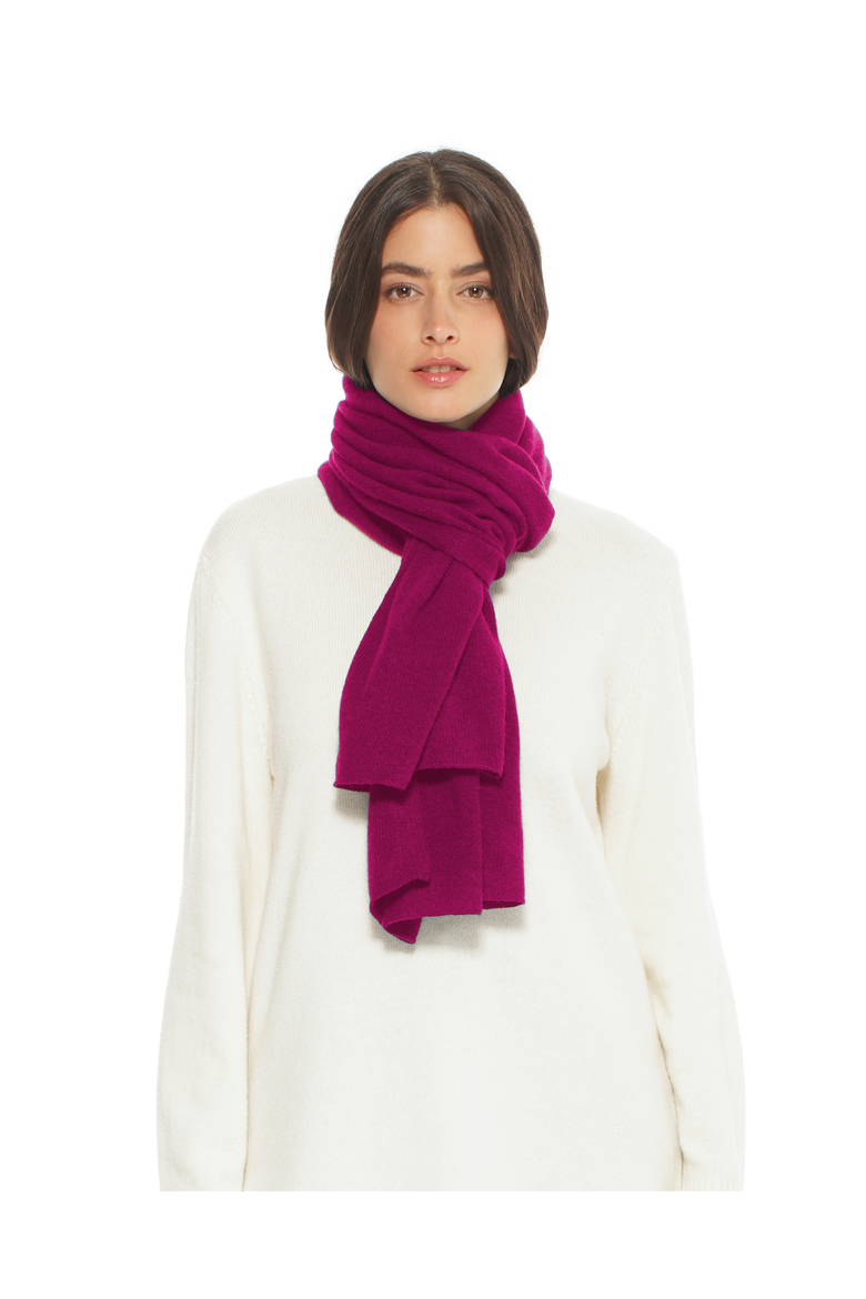 Pure Cashmere Cloud-Soft Scarf, Main, color, Magenta