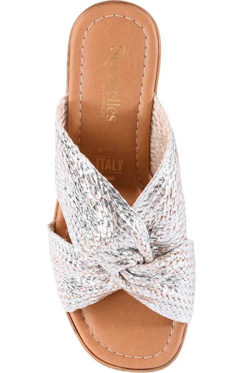 Seychelles Adorned Platform Sandal, Alternate, color, Silver