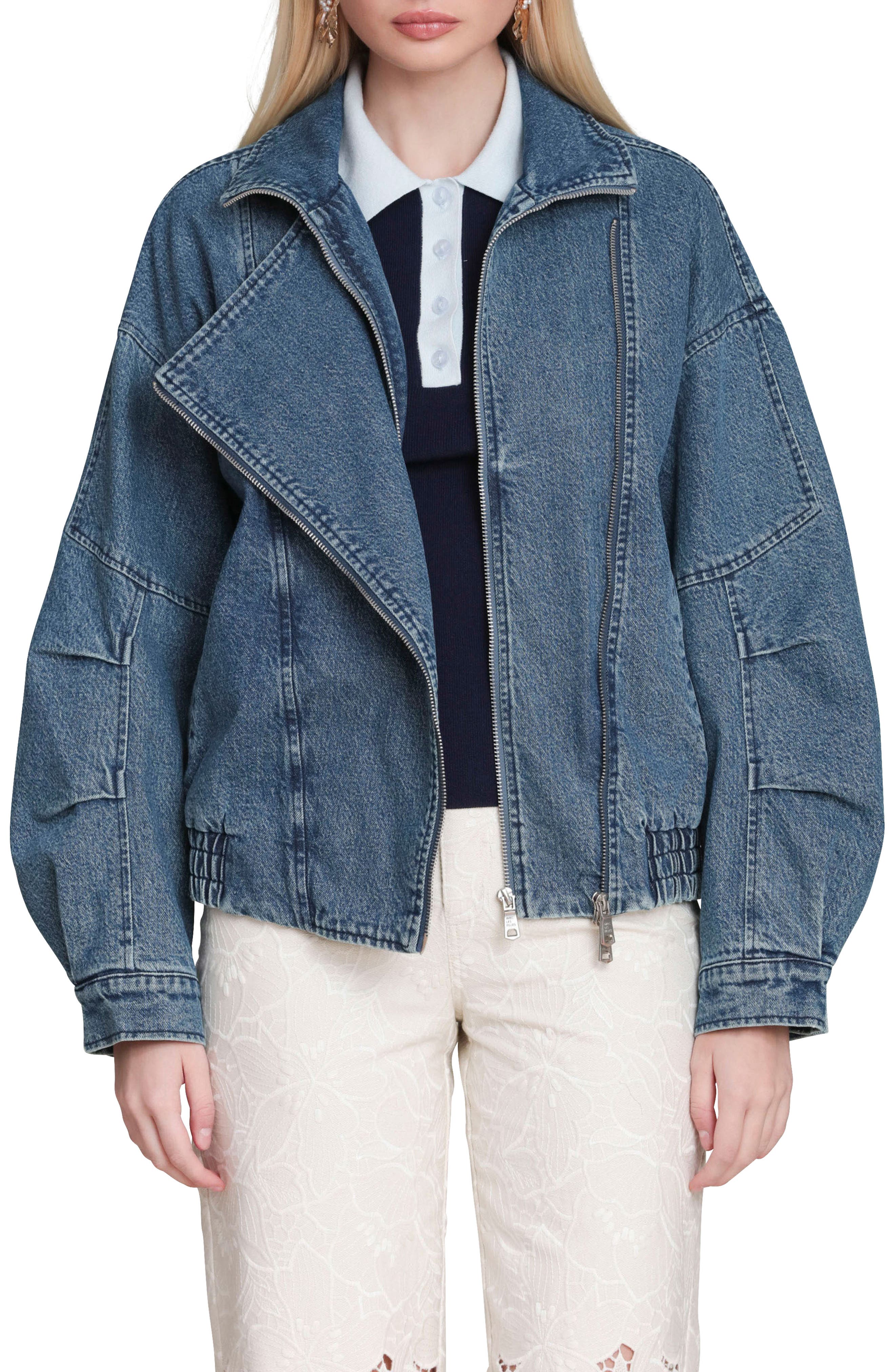Denim Bomber Jacket