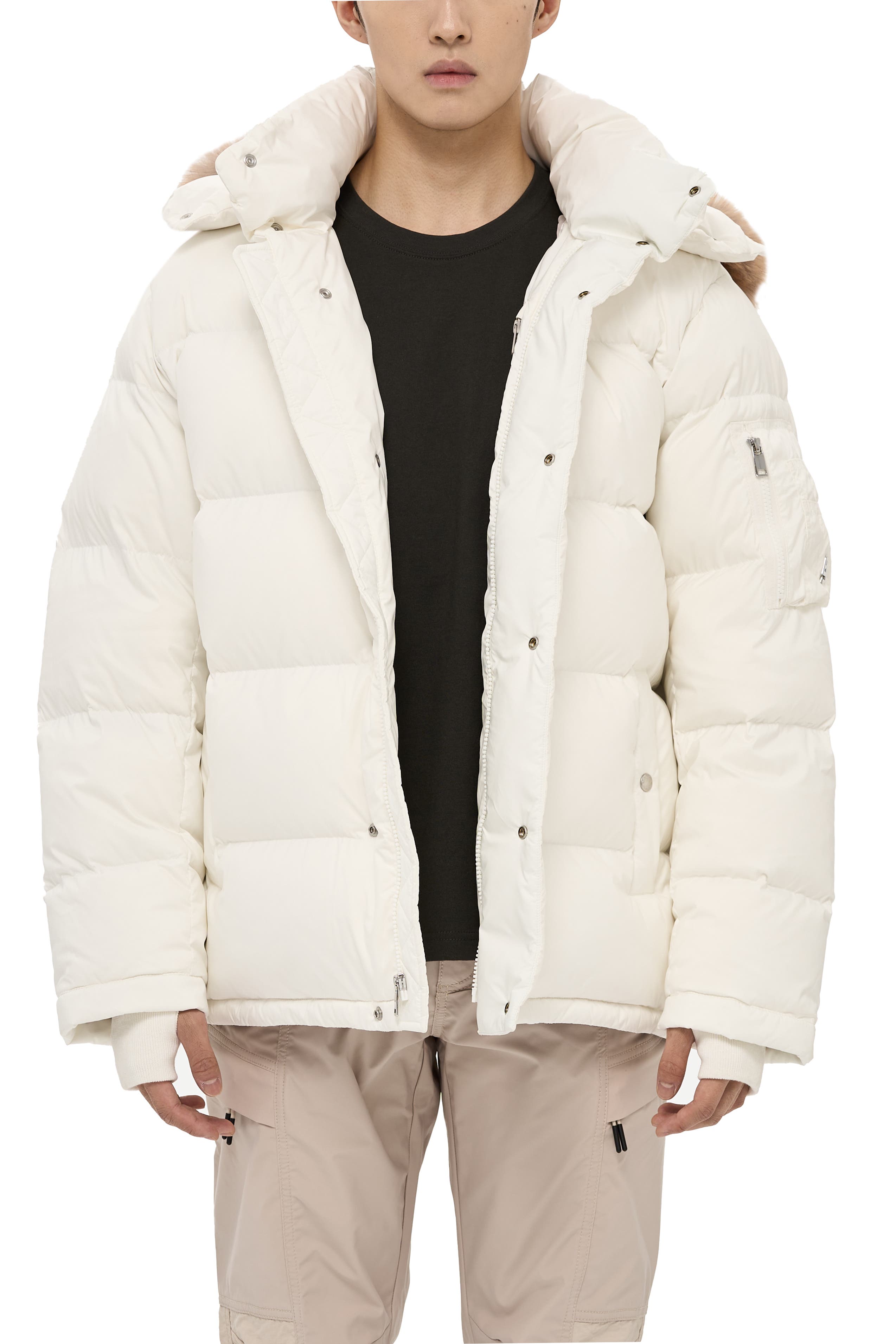 Minto Mens Detachable Hood Puffer - image 3