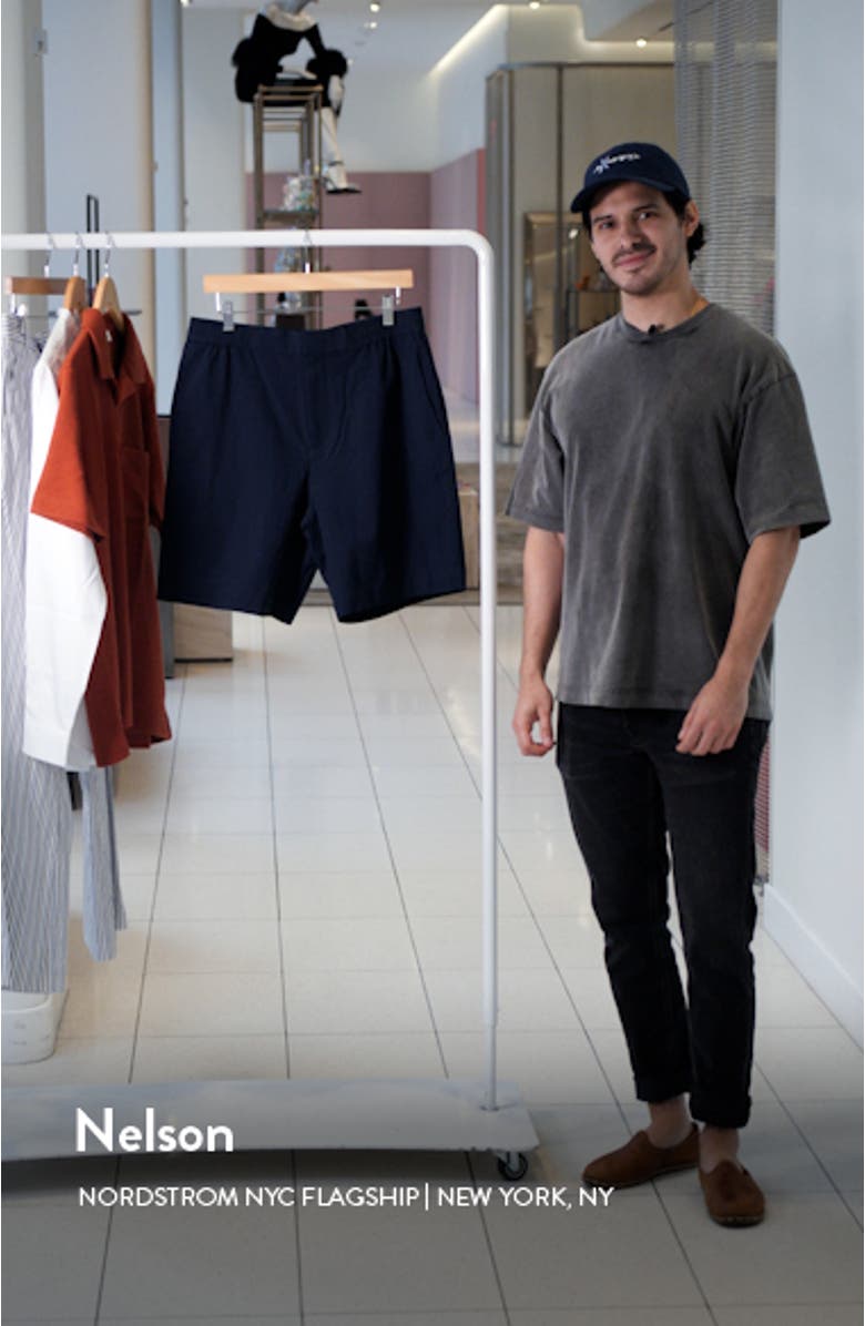 Seersucker Flat Front Shorts, sales video thumbnail