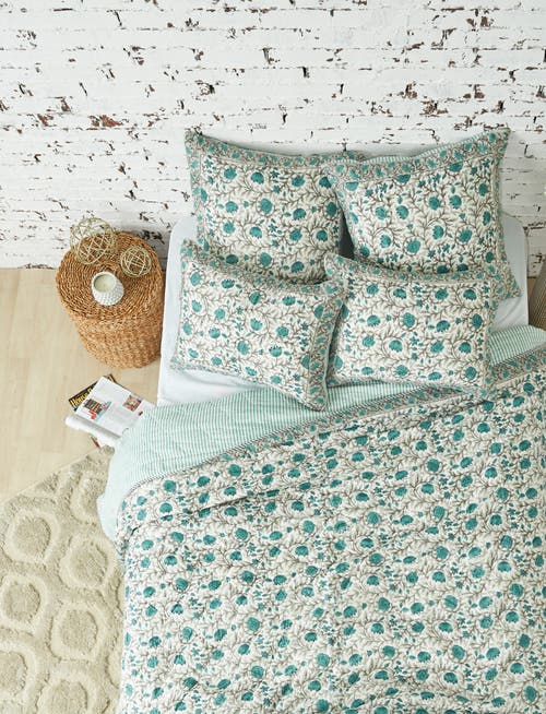 Carol & Frank Victory Surf Cotton Standard Pillow Sham In Multi