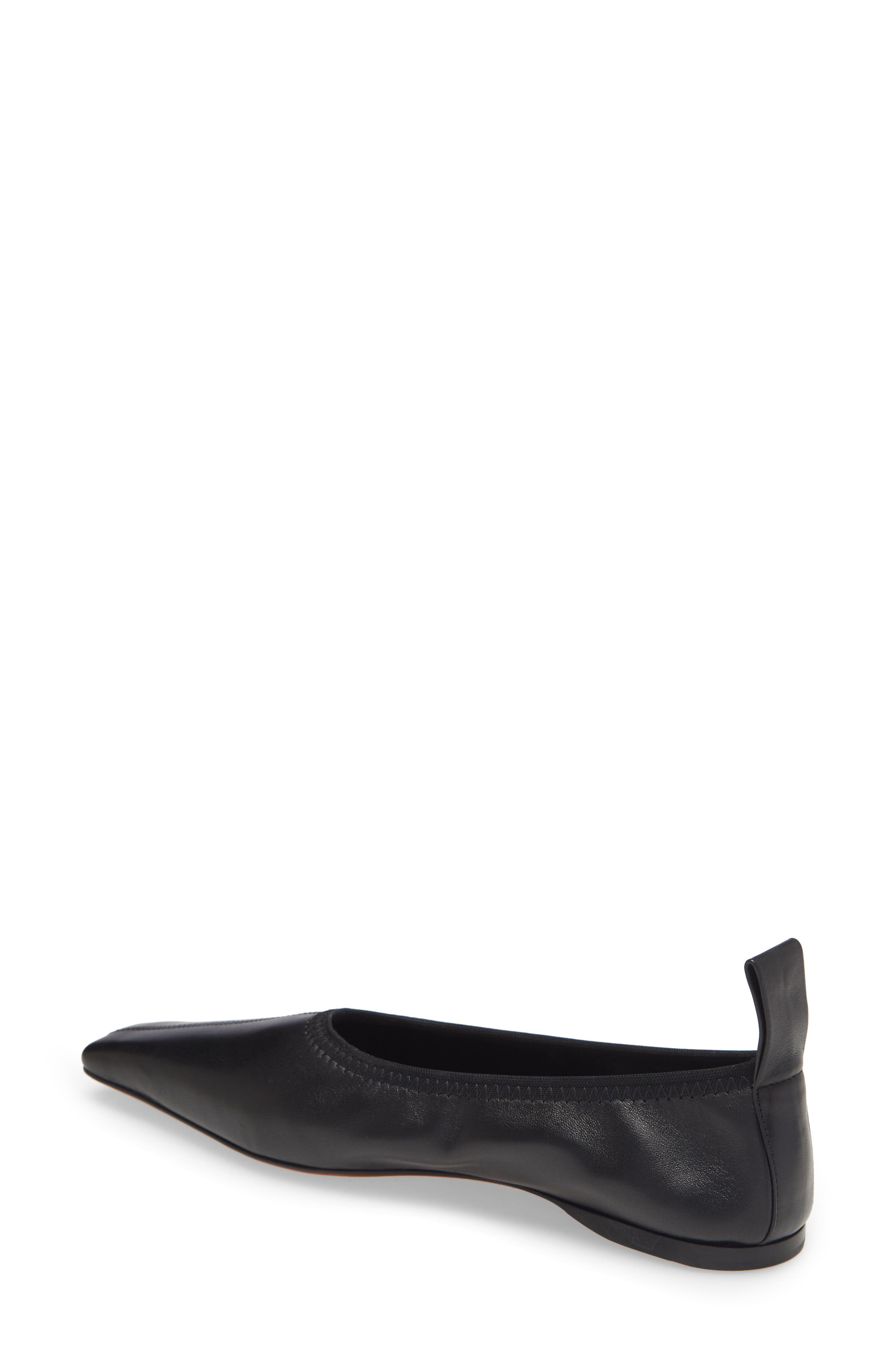 Proenza Schouler Trap Square Toe Flat, Alternate, color, 