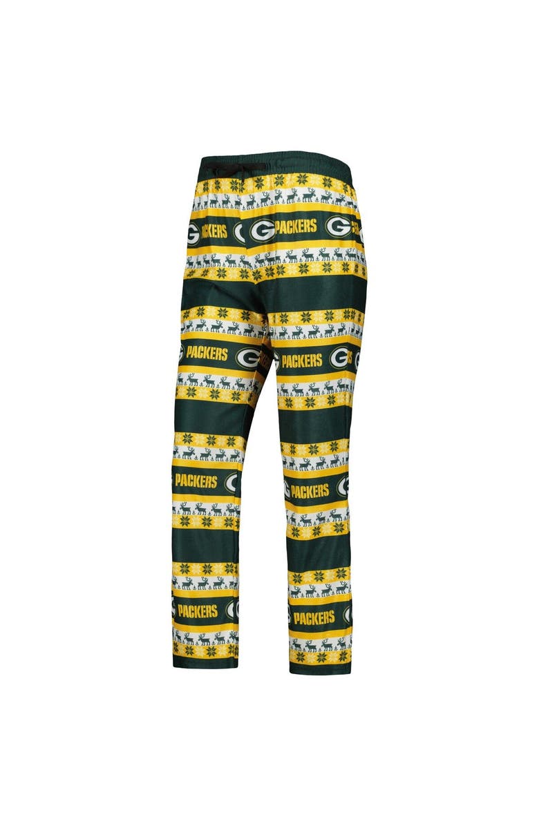 FOCO Women's FOCO Green Green Bay Packers Holiday Ugly Pajama Set, Alternate, color, 