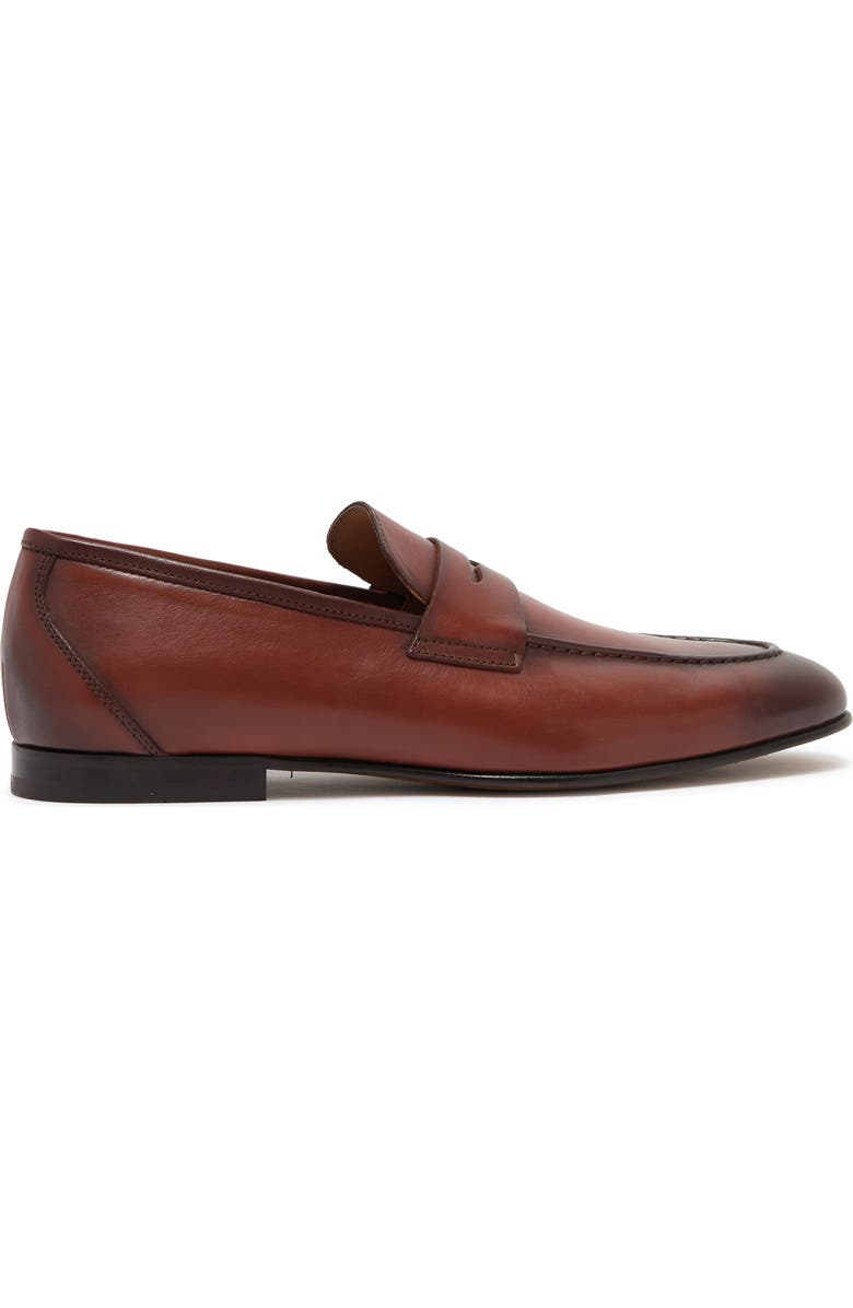 ANTONIO MAURIZI Leather Penny Loafer, Alternate, color,