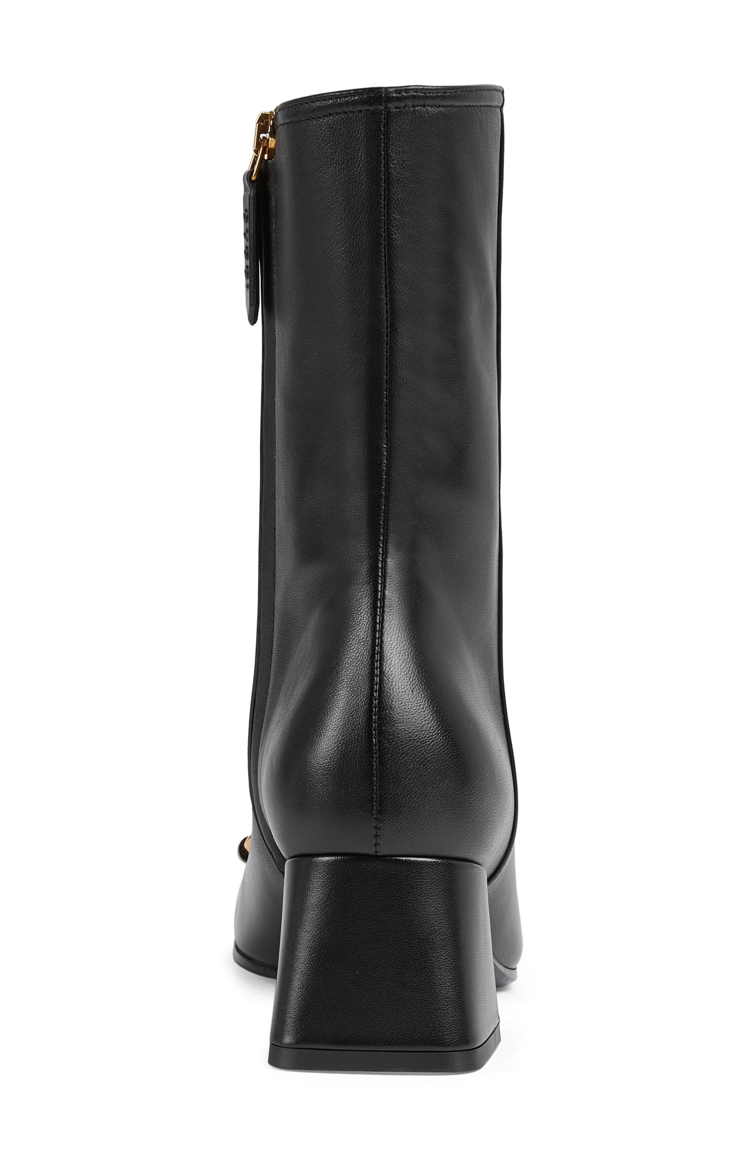 Gucci Baby Horsebit Bootie, Alternate, color, 